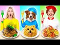 自分 VS 犬の料理チャレンジ | 面白い食べ物のレシピ Candy DO