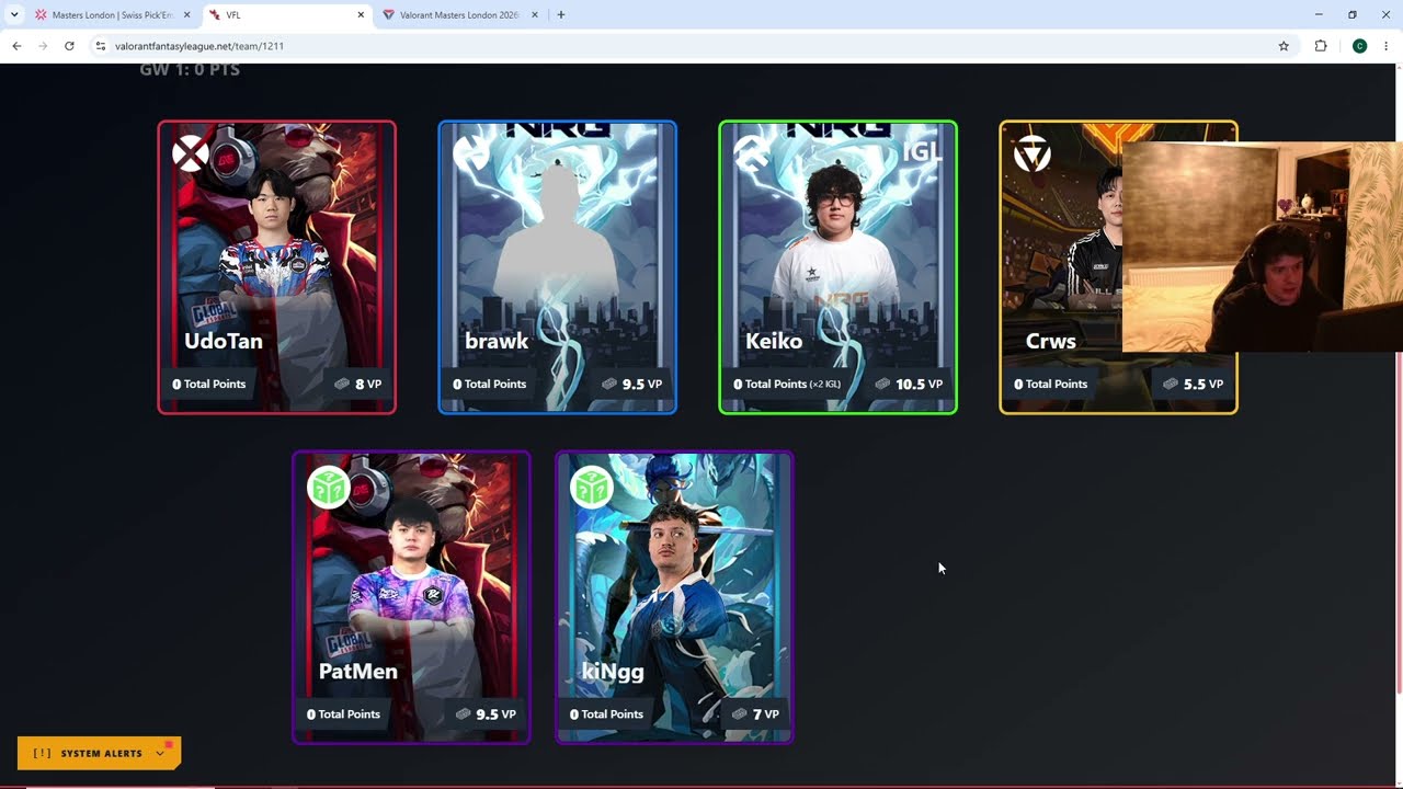 London Masters Pickems & VFL