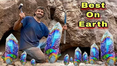Finding Worlds Best Iridescent Hematite Crystals |...