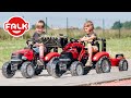 Falk - Case IH pedal tractor and loader (ref.996AB-996AM)
