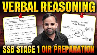 Verbal Reasoning for SSB OIR ✅ OIR Test Preparation 2026 🎯Complete SSB STAGE 1 Screening Preparation