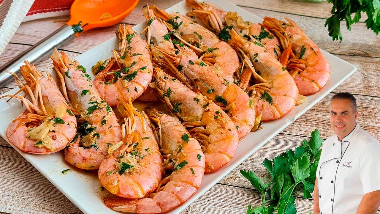 Receta con gambas