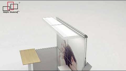 Magic Modular Installation, trade show booth set up video