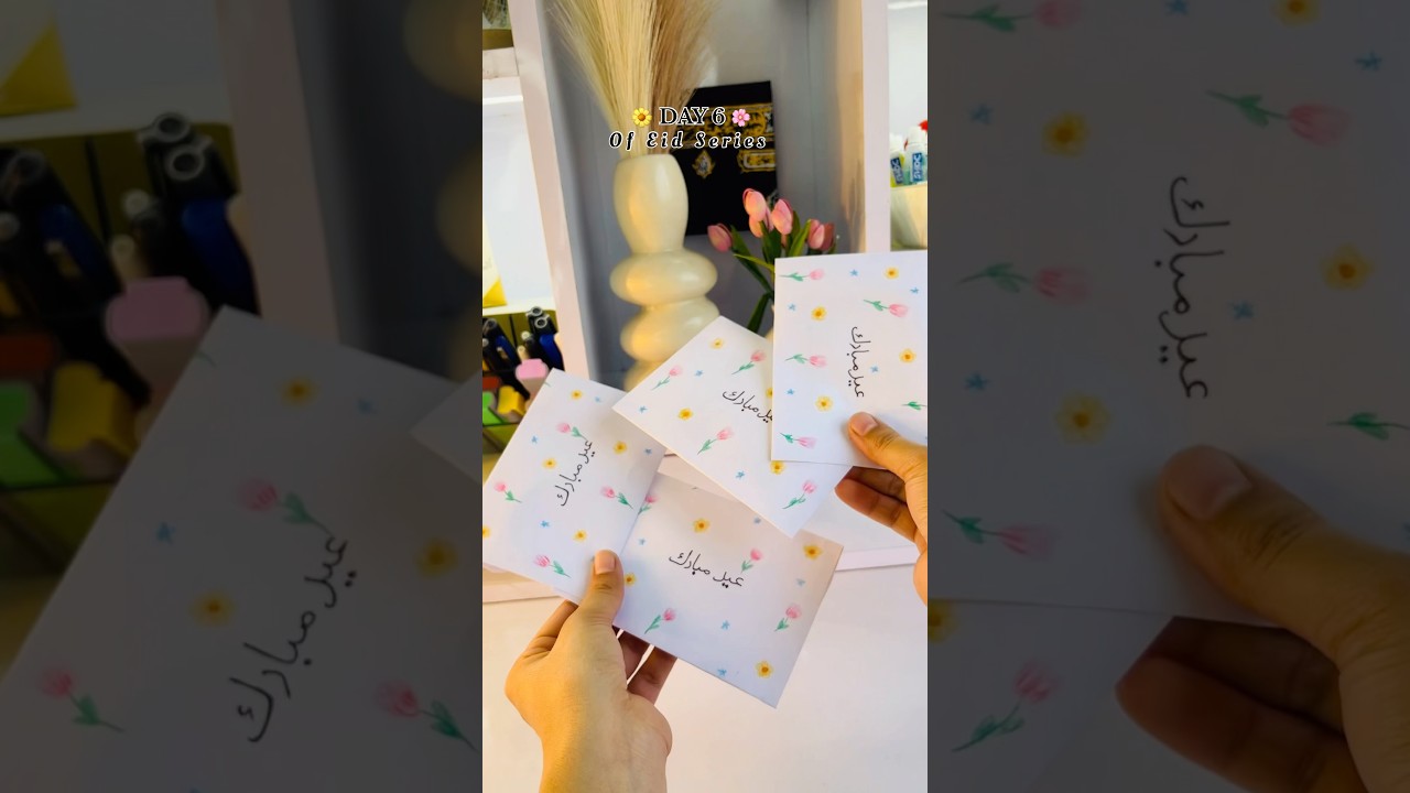 Day (6/10) Eid series 🎀 DIY Eidi Envelopes 