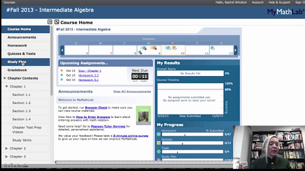 Introduction to Course Compass and MyMathLab - YouTube
