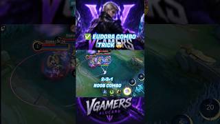 Eudora Combo Trick ✅ #mobilelegends #mlbb #eudora