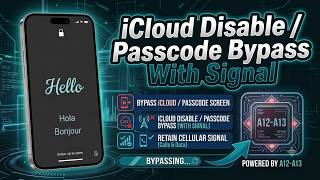 iPhone iCloud / Passcode Bypass With Sim Signal 📶 iPhone XR To 11 Pro Max✅