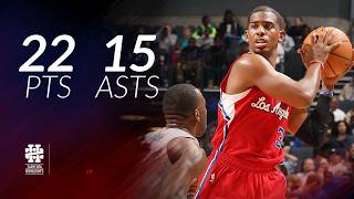 Chris Paul 22 pts 15 asts vs Hornets 14/15 season