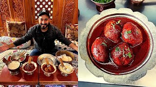 KASHMIRI WAZWAN रोघनजोश & रिस्ता Recipe By Kashmiri Pandit Zarpar Restaurant | Jaipur Food Tour