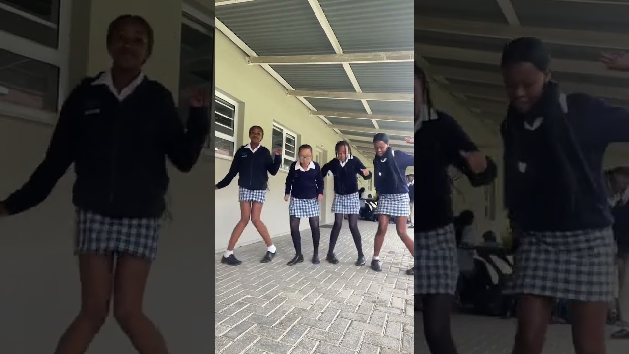 high school kids dance to Amapiano (kunkra)