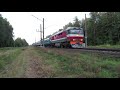 "Привет-привет!" ТЭП70-0212 с пассажирским поездом на Барановичи
