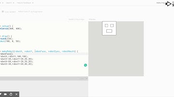 p5.js Web Editor | Robot Face