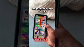 iPhone Magnifier App ! How to use #iphone #techshorts #tutorials screenshot 4