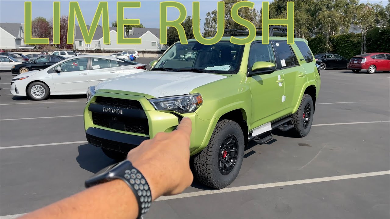 It's here! LIME RUSH 2022 Toyota 4Runner. YouTube