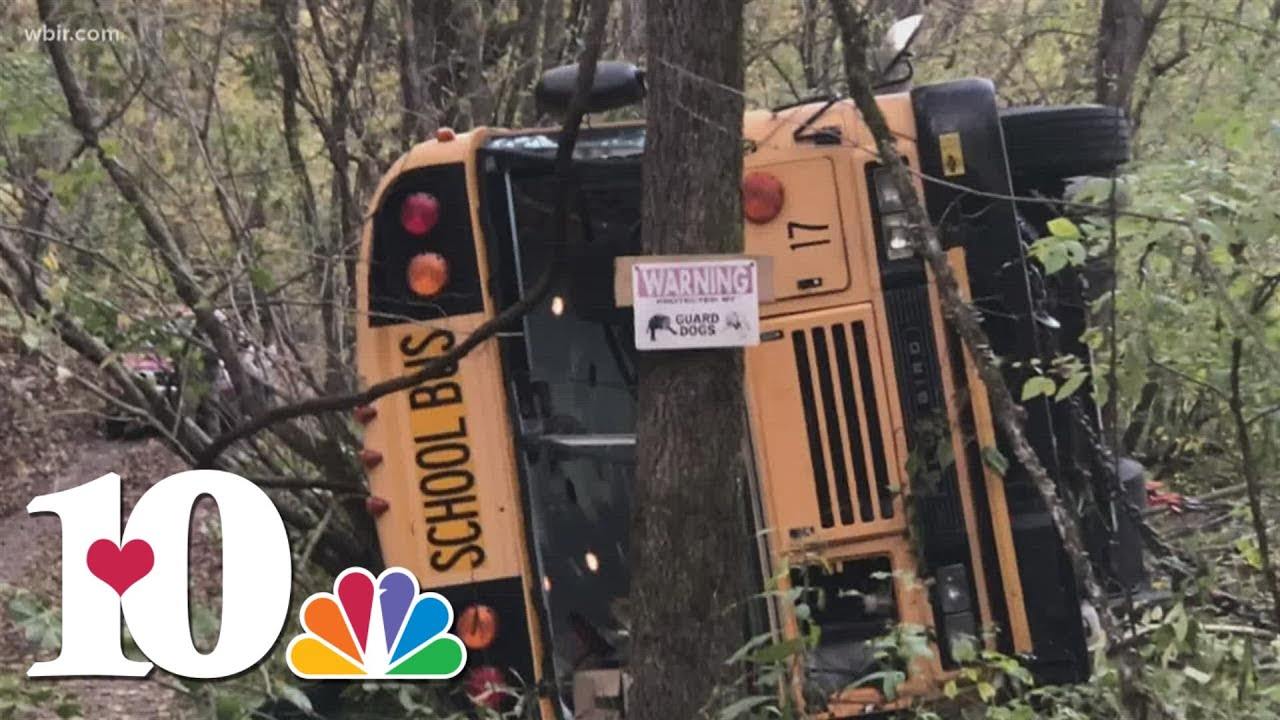 Crews respond to school bus crash in Greene County, nine kids transported with minor injuries