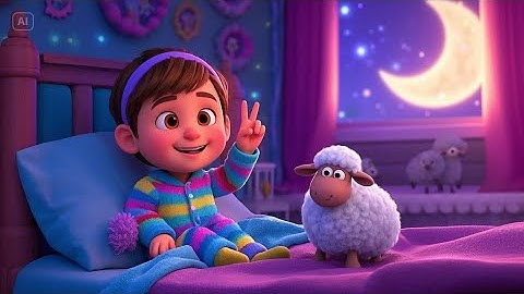 Let’s Count Sheep and Fall Asleep | Calming Bedtime Song | Nursery Rhymes & Songs for Children