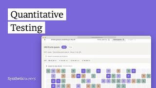 Quantitative Testing | Synthetic Users tutorial Update