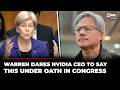 ‘He Won’t Show Up…’: Elizabeth Warren Challenges NVIDIA CEO Over Alleged China Chip Diversions