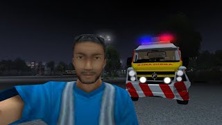 Night mod ambulance driving gameplay // नाइट मॉड एंबुलेंस ड्राइविंग गेम प्ले। //108 ambulance mod  screenshot 4