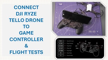 Connect a Game Controller to DJI Ryze Tello Drone   & FlightTest #djitellodrone #drone