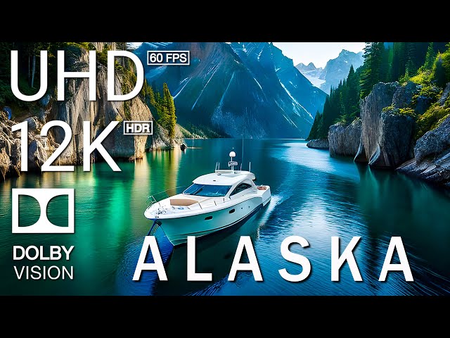 ALASKA - 12K Scenic Relaxation Film With Inspiring Cinematic Music - 12K (60fps) Video Ultra HD class=