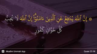 Al-Hajj ayat 38
