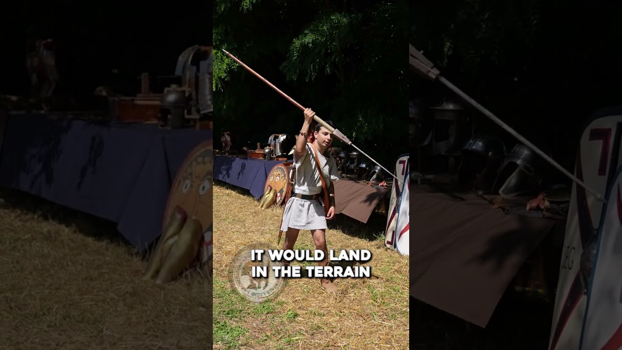 The PILUM could STOP enemy's CHARGES