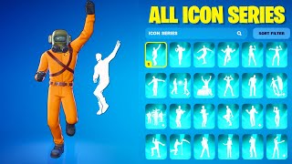 ALL FORTNITE ICON SERIES DANCE & NEW TIKTOK EMOTES (Chapter 5 Season 3)