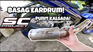 Installing and Sound Test SC PROJECT on Sniper150 | MotoGp Exhaust!