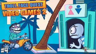 Troll Face Quest Video Games 2 By A10 "Motobike" Level 4 Walkthrough Gameplay