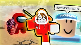 ROBLOX Evade Funny Moments 2 ( INVASION MEMES)