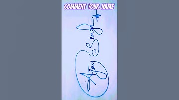 Ajay Singh 🌹❤️ beautiful signature 🌹❤️#shorts #trending #beautiful #handwriting #shortvideo#ytshorts