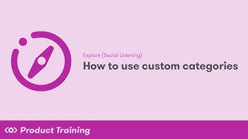 Explore (Social Listening): How to Use Custom Categories