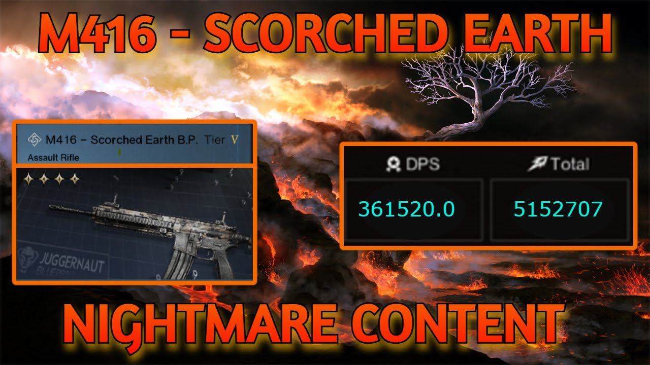 M416 - SCORCHED EARTH BEST BUILD GUIDE ONCE HUMAN - YouTube