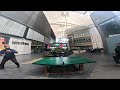 Street Table Tennis POV Penhold vs Shakehand #tabletennis #gopro #pov #penholder #china #europe