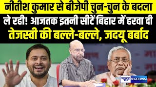 CM Nitish Kumar से BJP चुन-चुन के बदलाले रही! आजतक इतनी सीटें Bihar में हरवा दी, Tejashwi Yadav की