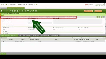 Purchase Invoice - Openbravo Training