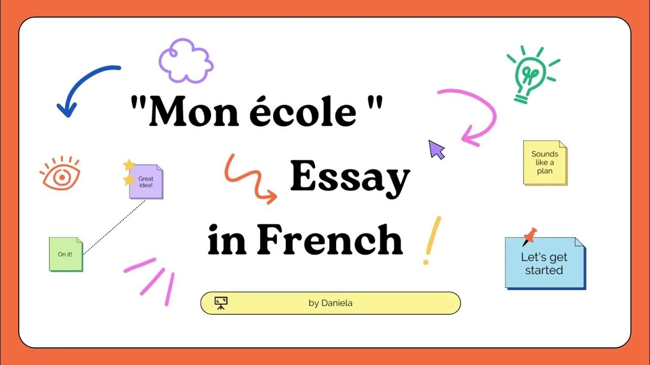 mon lycee essay in french