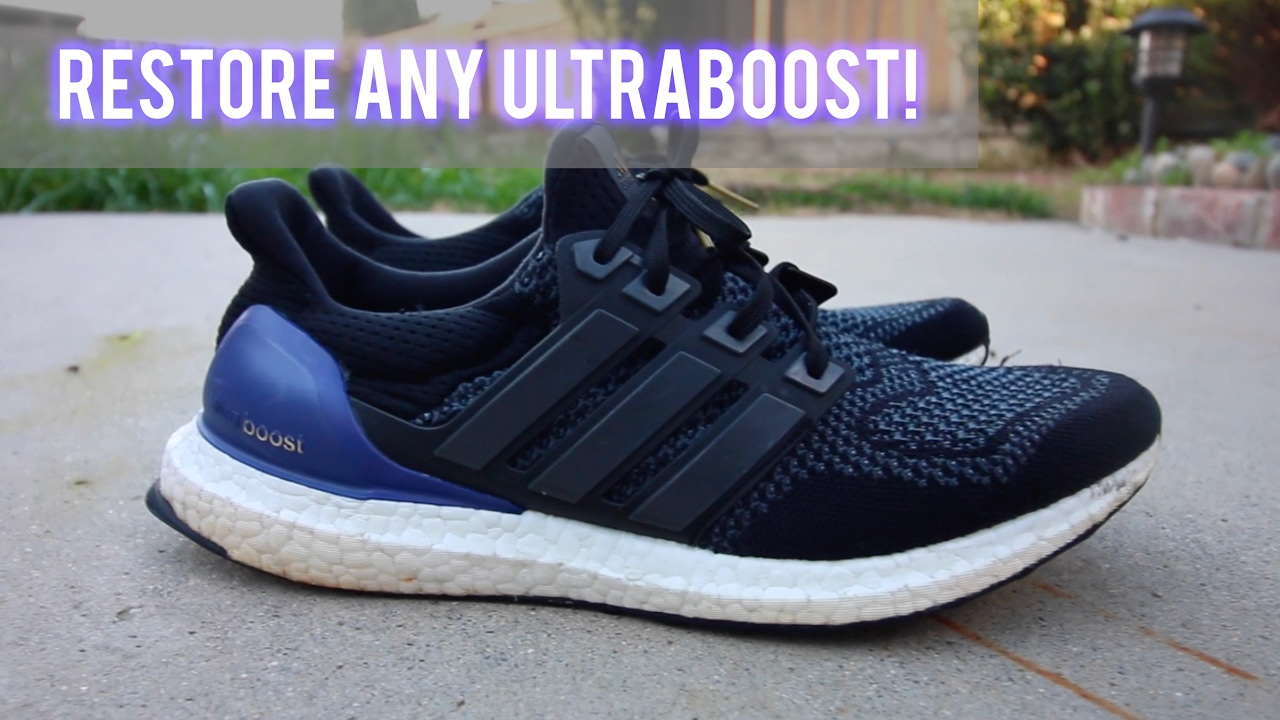how to clean your white ultra boost