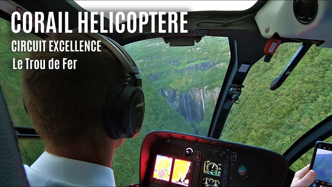 LA REUNION Corail Hélicoptère circuit excellence le Piton de la