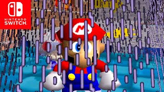 Super Mario 64 B3313 v1.0 (Switch) - 100% Walkthrough Part 51 Gameplay - Wet-Dry Castle Bathroom