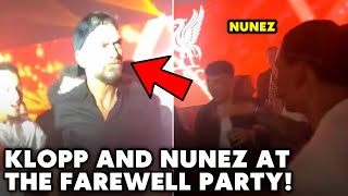 FINALLY! Video that ends the rumors! Klopp and Nunez dance together at farewell party!