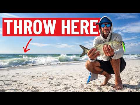Look for This Casting Lures Off the Beach. Surf Fishing Florida .