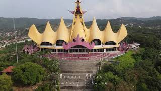 Video Menara Siger, Lampung Selatan dari Drone.