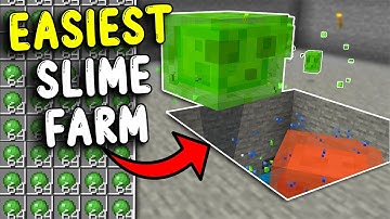 EASIEST AFK Slime Farm In Minecraft Bedrock 1.21!