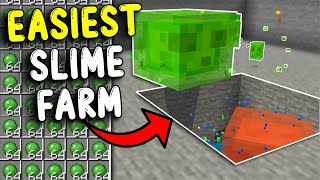 EASIEST AFK Slime Farm In Minecraft Bedrock 1.20!