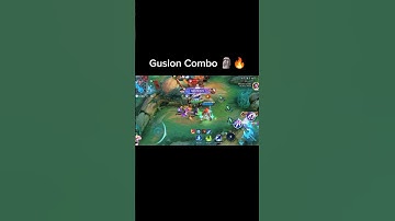 My Gusion combo 💪💀 #mobilelegends #gusion #mlbb