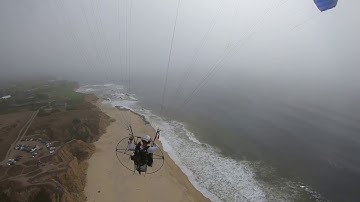 launch - first flight half moon bay paramotor nitro 200 GH011201