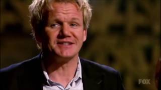 Gordon Ramsay meets Glasgow native during the Masterchef competition