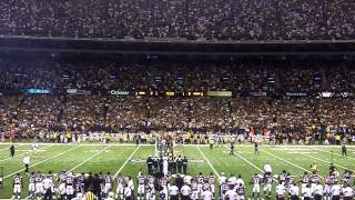 Drew Brees starting Who Dat chant in Superdome vs Vikings 9/9/2010